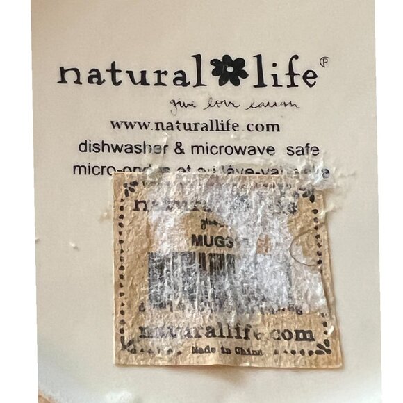 HTF! Rare NATURAL LIFE "Cup of Happy" 3D Llama Ceramic Mug with Dimpled Texture - Picture 13 of 13